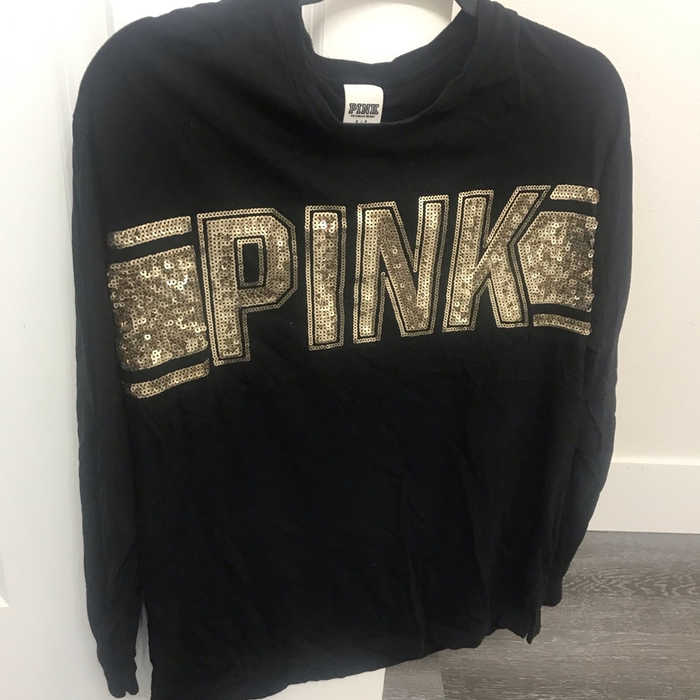 Pink Sequence Long Sleeve